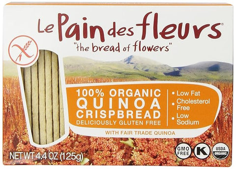 Le Pain des Fleurs Crispbread-Quinoa 4.4 Oz, 6/cs