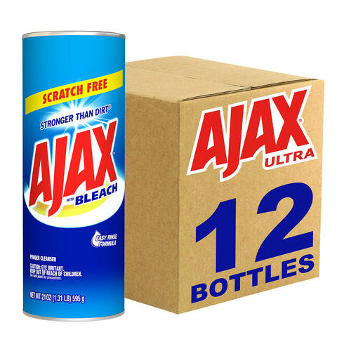 Ajax Scratch Free Bleach Cleanser -21 Oz, 12/cs.