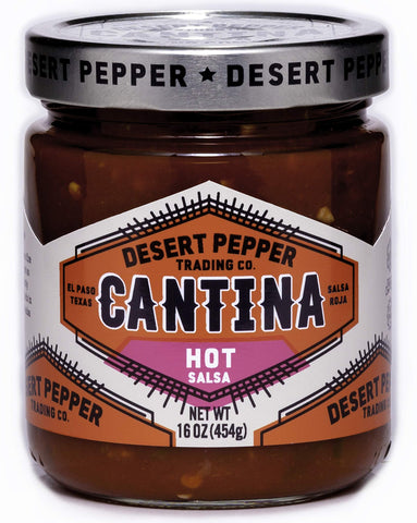 Desert Pepper Cantina Salsa -Hot Red 16 Oz, 6/cs.  EXP:02/17/2029
