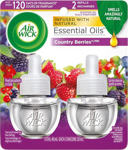 Airwick Scented Oil -Country Berries 2 Pk, 6/cs.