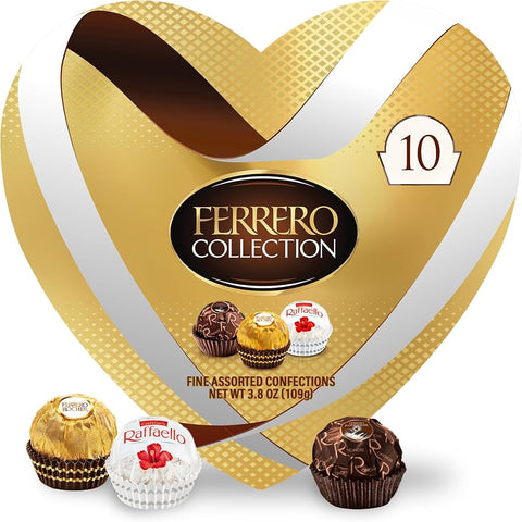 Ferrero Rocher Heart 3.8 Oz, 6/cs. EXP: 5/31/2027