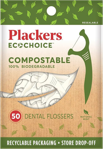 Plackers Micro Mint Flavored Dental Floss 50 CT, 72/cs