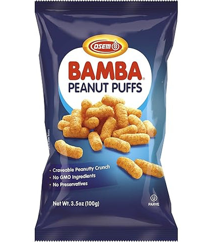 Gratify Bamba Peanut Butter Puffs 2.5 Oz, 12/cs. EXP: EXP: 07/21/2026