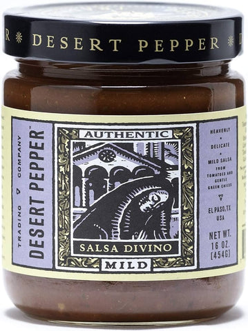 Desert Pepper Salsa -Divino Mild  16 Oz, 6/cs.