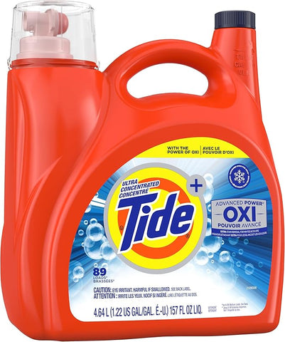 Tide Liquid Detergent -Advanced Power 157 Oz, 4/cs.