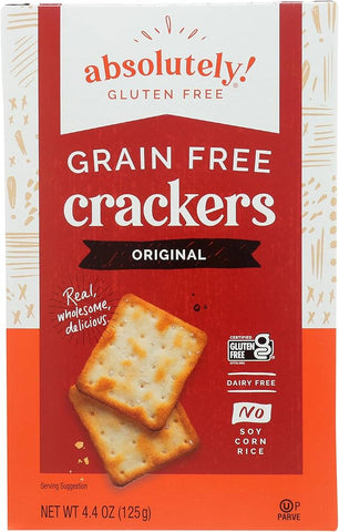 Absolutely Gluten Free Crackers -Original 4.4 Oz, 12/cs. EXP:  1/4/2027
