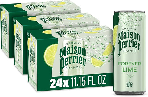 Maison Perrier Sparkling Water -Lime 8 Pack, 11.15 Oz, 24/cs  EXP: 03/02/2027