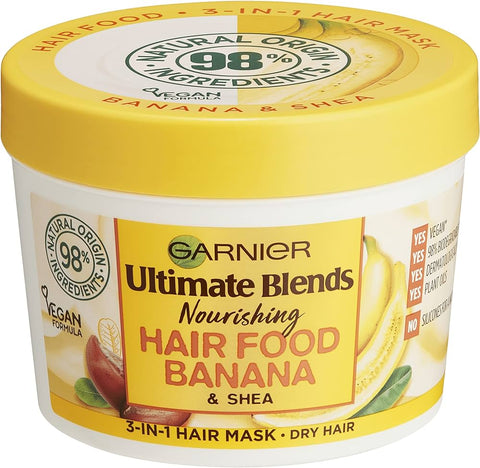 Garnier Ultimate Blends Hair Food -Banana 390 Ml, 6/cs