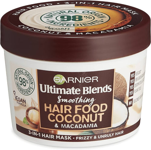 Garnier Ultimate Blends Hair Food -Coconut 390 Ml, 6/cs