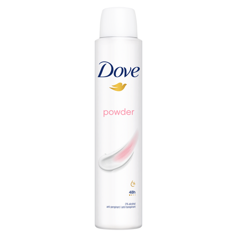 Dove Body Spray -Powder Soft 200 Ml, 6/cs.