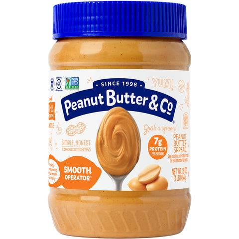 Peanut Butter & Co -Peanut Butter Smooth Operator 16 Oz, 6/cs EXP: 12/8/2027