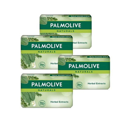 Palmolive Bar Soap 4 Pk. -Natural Herbal Extracts 90 G, 18/cs.