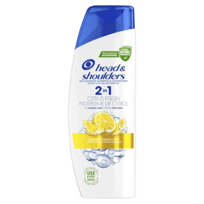 H & S Shampoo -Citrus Fresh 330 Ml, 6/cs