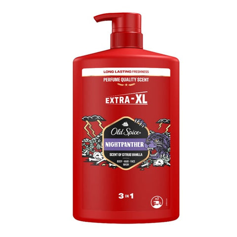 Old Spice Body Wash -Nightpanther 1 Liter (33.8 Oz), 4/cs.