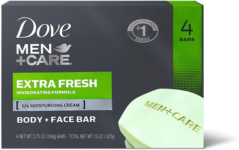 Dove Soap Men 4 Pk. -Clean Comfort 100 Gm, 12/cs.