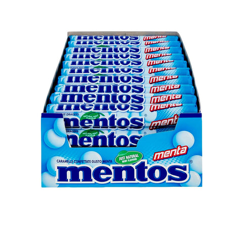 Mentos Candy Roll -Mint  37 G, 20/cs.  EXP: 02/2029