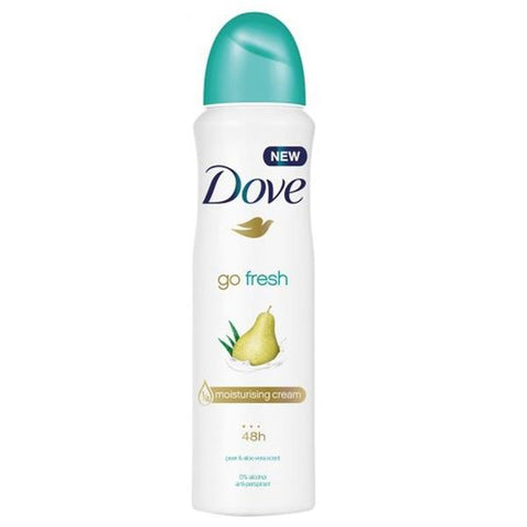Dove Body Spray Women -Pear & Aloe 150 Ml, 6/cs.