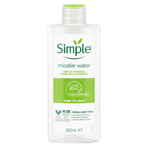 Simple Kind to Skin Micellar Cleansing  Water 200 Ml, 6/cs