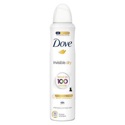 Dove Body Spray -Invisible 250 Ml, 6/cs.