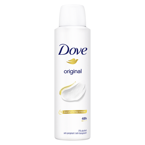 Dove Body Spray Women -Original 150 Ml, 6/cs.