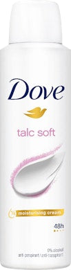 Dove Body Spray -Talc Soft 150 Ml, 6/cs.