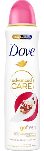 Dove Body Spray Women -Pomegranate 150 Ml, 6/cs.