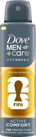 Dove Body Spray Men -Active Comfort 150 Ml, 6/cs.