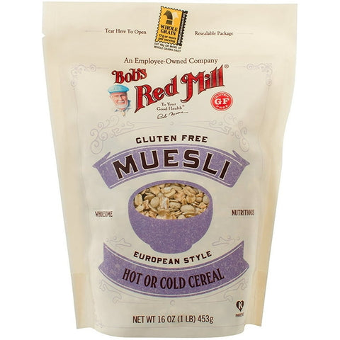 Bob's Red Mill -Gluten Free Muesli 16 Oz, 4/cs. EXP: 1/31/2027