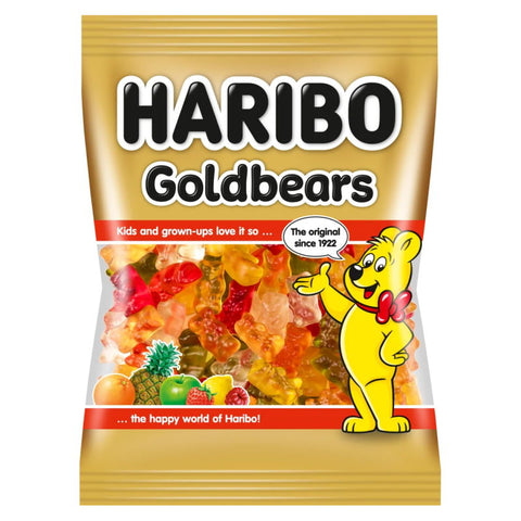 Haribo Candy -Gold Bear 100 G (3.5 Oz), 30/cs. EXP: 02/26 EU