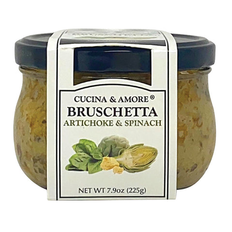 Cucina & Amore Artichoke & Spinach Bruschetta 7.9 Oz, 6/cs. EXP:  10/2028