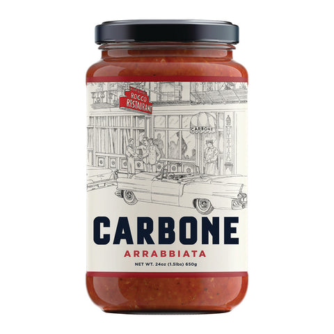 Carbone Pasta Sauce -Arrabbiata  24 Oz, 6/cs.