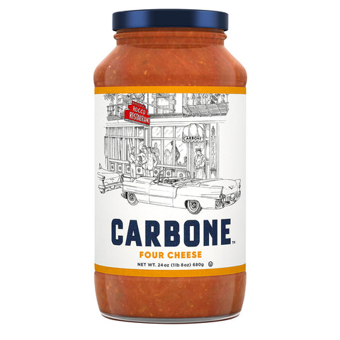 Carbone Pasta Sauce -Four Cheese  24 Oz, 6/cs.
