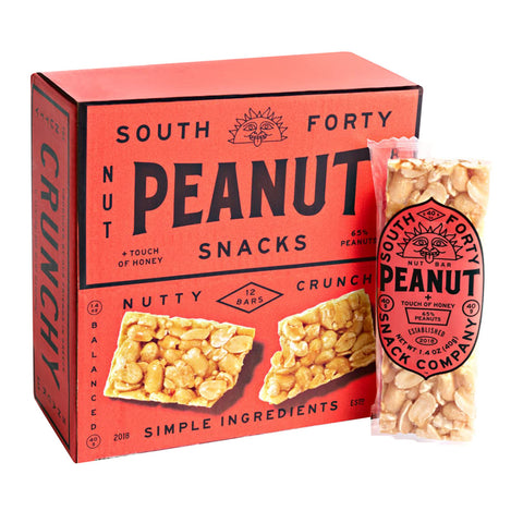 South Forty Nut Bars -Peanut 1.4 Oz, 24/cs EXP: 02/08/2027