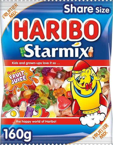 Haribo Candy -Starmix 160 G (5.64 Oz), 12/cs. EXP: 11/26