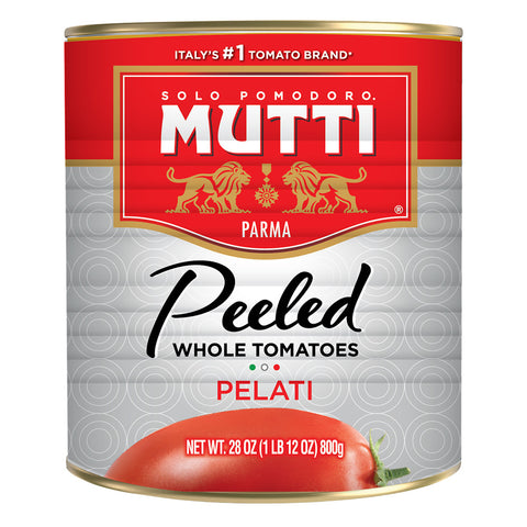 Mutti Peeled Tomatoes Pelati 28 Oz., 12/cs.  EXP: 8/31/2028
