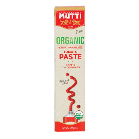 Mutti Organic Double Concentrated Tomato Paste 6.5 Oz, 12/cs.  EXP: 03/02/2028
