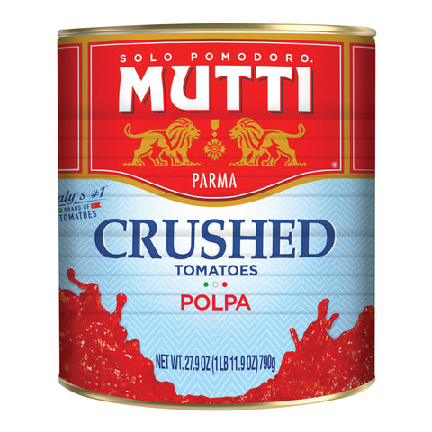 Mutti Finely Chopped Tomatoes Polpa 27.9 Oz., 6/cs. EXP: 8/31/2028