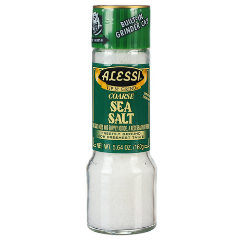Alessi Sea Salt Grinder 5.64 Oz, 6/cs.  EXP: 02/18/2029
