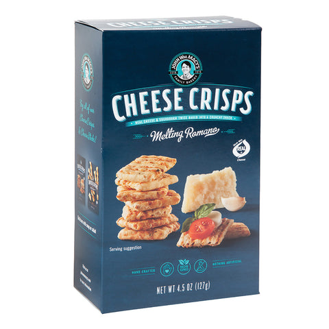 John WM. Macy's CheeseCrisps -Melting Romano 4.5 Oz, 6/cs.