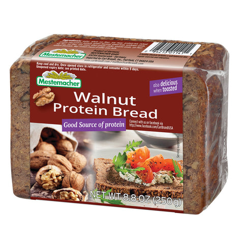 Mestmacher Walnut Protein Bread 8.8 Oz, 9/cs. EXP: 7/7/2027