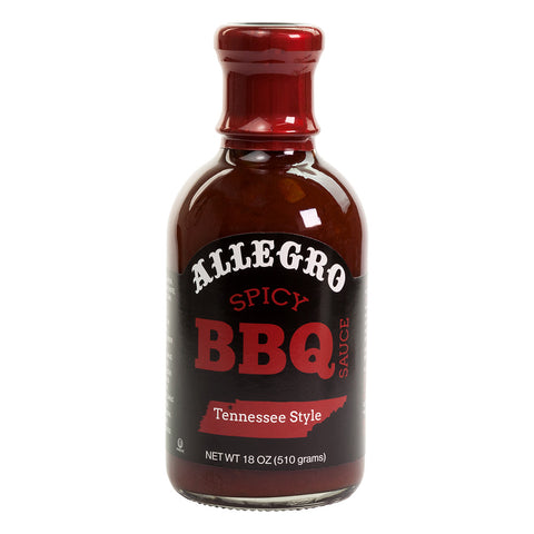 Allegro Spicy Bbq Sauce 18 Oz, 6/cs.