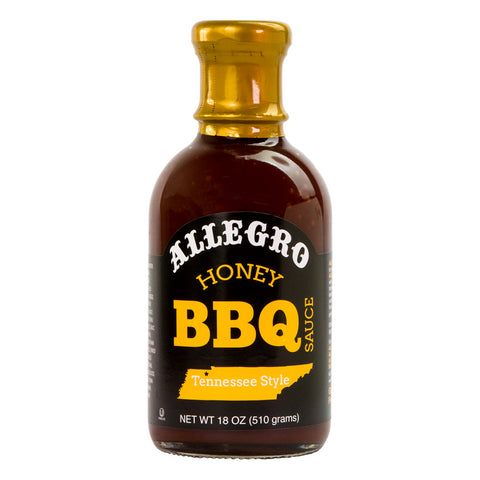 Allegro Honey Bbq Sauce 18 Oz, 6/cs.