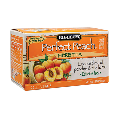 Bigelow Tea - Perfect Peach 20 CT, 6/cs. EXP: 02/2027