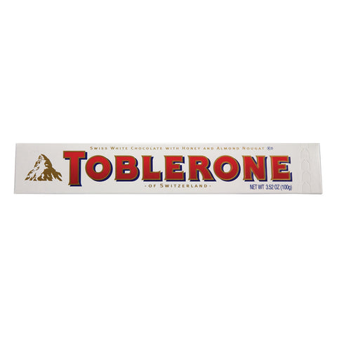Toblerone Chocolate -White 100 G, 20/cs. EXP: 04/17/2027