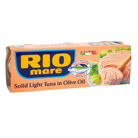 Rio Mare Solid Light Tuna In Olive Oil 3 CT 8 Oz, 8/cs EXP: 12/31/2030