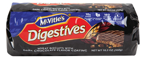 Mcvitie's Digestive Roll Dark Chocolate 10.5 Oz, 12/cs. EXP: 11/21/2026