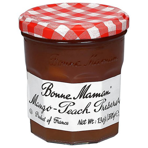 Bonne Maman Preserve -Peach 13 Oz, 6/cs