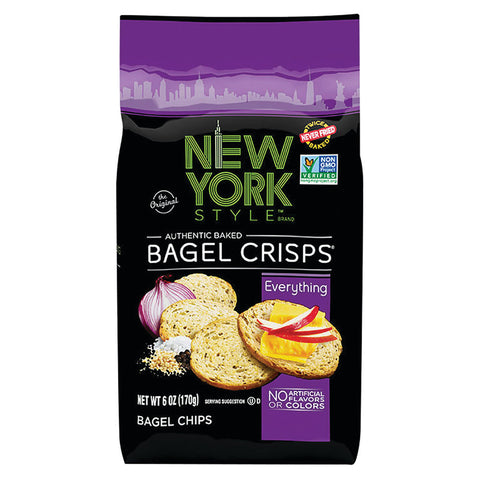 New York Style Bagel Crisps -Everything 6 Oz, 6/cs EXP: 10/02/2026