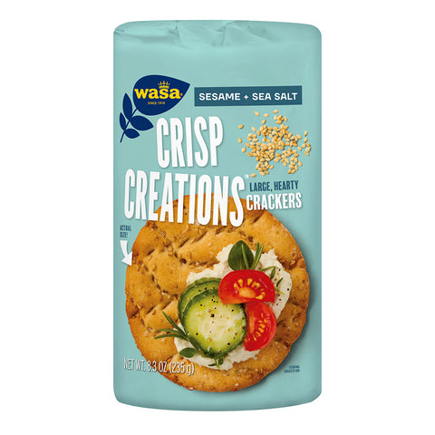 Wasa Crisp Creations Sesame 8.3 Oz, 8/cs  EXP: 02/28/2027