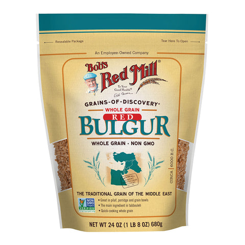 Bob's Red Mill -Bulgur Red Wheat Ala 24 Oz 4/cs.